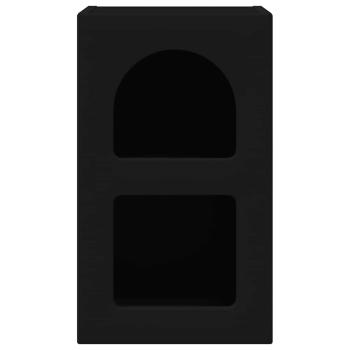 Nachttisch Schwarz 29,5 x 35 x 50 cm Holzwerkstoff