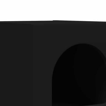 Nachttisch 2 pcs Schwarz 29,5 x 35 x 50 cm Holzwerkstoff