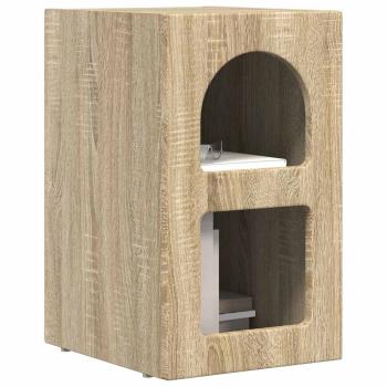 Nachttisch 2 pcs Sonoma-Eiche 29,5 x 35 x 50 cm Holzwerkstoff