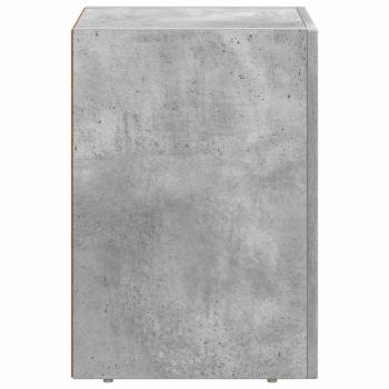 Nachttisch Beton Grau 29,5 x 35 x 50 cm Holzwerkstoff
