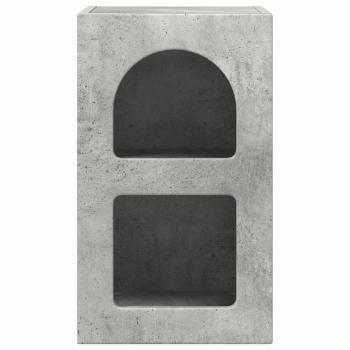 Nachttisch 2 pcs Beton Grau 29,5 x 35 x 50 cm Holzwerkstoff