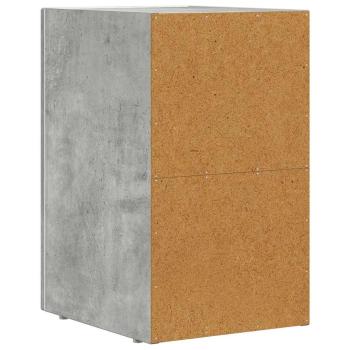 Nachttisch 2 pcs Beton Grau 29,5 x 35 x 50 cm Holzwerkstoff