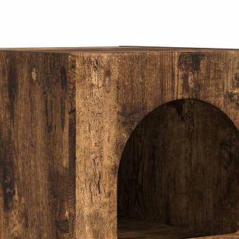 Nachttisch 2 pcs Geräucherte Eiche 29,5 x 35 x 50 cm