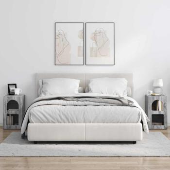 Nachttisch 2 pcs Graues Sonoma 29,5 x 35 x 50 cm Holzwerkstoff