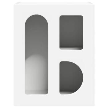 Nachttisch 2 pcs Weiß 40 x 35 x 50 cm Holzwerkstoff