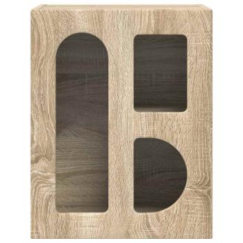 Nachttisch 2 pcs Sonoma-Eiche 40 x 35 x 50 cm Holzwerkstoff