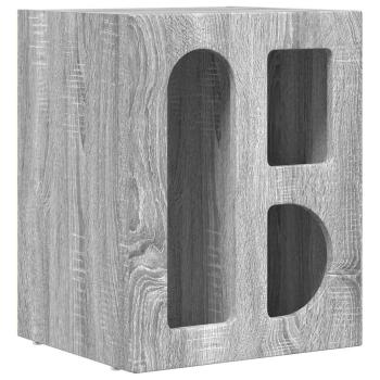 Nachttisch Graues Sonoma 40 x 35 x 50 cm Holzwerkstoff