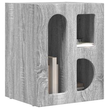 Nachttisch 2 pcs Graues Sonoma 40 x 35 x 50 cm Holzwerkstoff