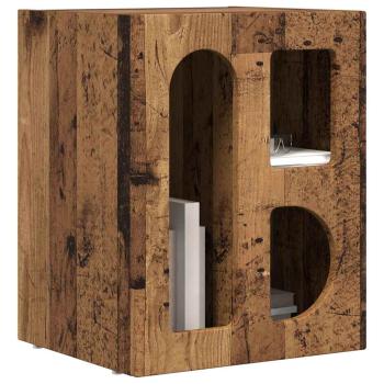 Nachttisch Altholz 40 x 35 x 50 cm Holzwerkstoff