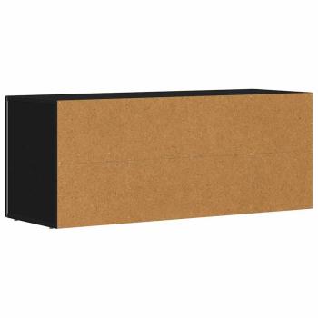 TV-Schränk Schwarz 100 x 35 x 40 cm Holzwerkstoff