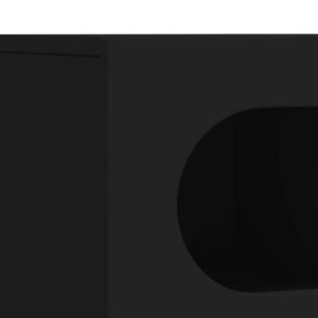 TV-Schränk Schwarz 100 x 35 x 40 cm Holzwerkstoff