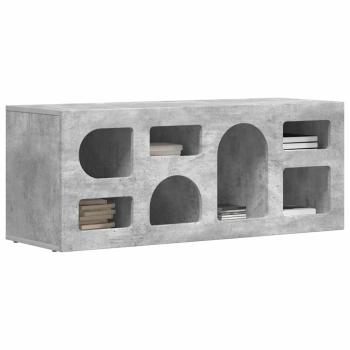TV-Schränk Beton Grau 100 x 35 x 40 cm Holzwerkstoff