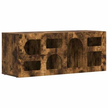 TV-Schränk Geräucherte Eiche 100 x 35 x 40 cm Holzwerkstoff