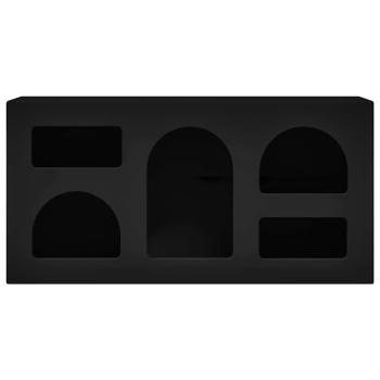 TV-Schränk Schwarz 80 x 35 x 40 cm Holzwerkstoff