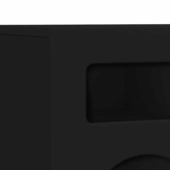 TV-Schränk Schwarz 80 x 35 x 40 cm Holzwerkstoff