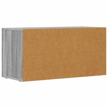 ARDEBO.de - TV-Schränk Graues Sonoma 80 x 35 x 40 cm Holzwerkstoff