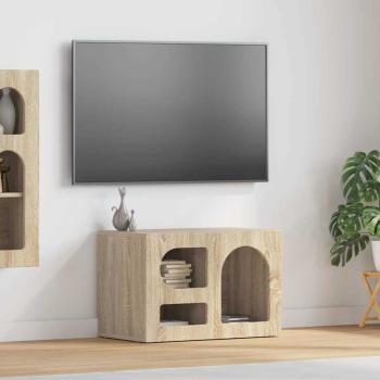 ARDEBO.de - TV-Schränk Sonoma-Eiche 60 x 35 x 40 cm Holzwerkstoff