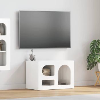 ARDEBO.de - TV-Schränk Hochglanz Weiß 60 x 35 x 40 cm Holzwerkstoff