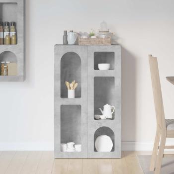 Sideboard Beton Grau 59 x 35 x 100,5 cm Holzwerkstoff