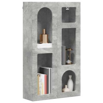Hängeschrank Beton Grau 59 x 20 x 100 cm Holzwerkstoff