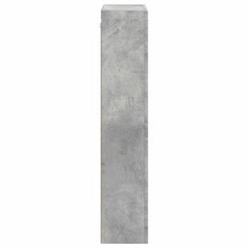 Hängeschrank Beton Grau 59 x 20 x 100 cm Holzwerkstoff