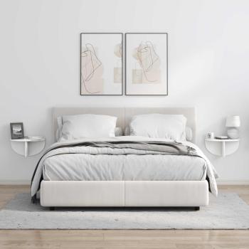 Wandregal Wandmontiert Weiß 38 x 19 x 19 cm Holzwerkstoff