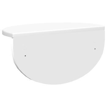 Wandregal Wandmontiert Weiß 38 x 19 x 19 cm Holzwerkstoff