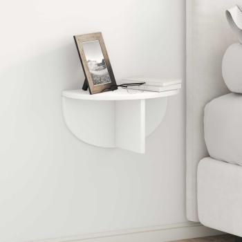 ARDEBO.de - Wandregal Wandmontiert 2 pcs Weiß 38 x 19 x 19 cm Holzwerkstoff