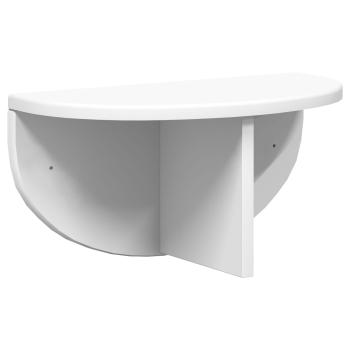 Wandregal Wandmontiert 2 pcs Weiß 38 x 19 x 19 cm Holzwerkstoff