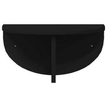 Wandregal Wandmontiert Schwarz 38 x 19 x 19 cm Holzwerkstoff