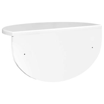 Wandregal Hochglanz Weiß 38 x 19 x 19 cm Holzwerkstoff