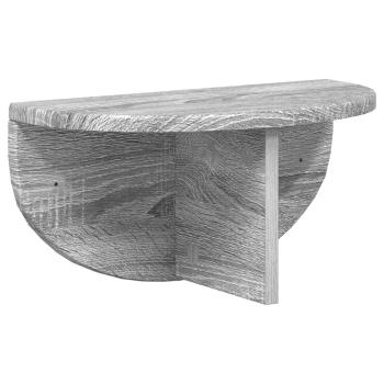 Wandregal 2 pcs Graues Sonoma 38 x 19 x 19 cm Holzwerkstoff
