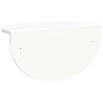 Wandregal Wandmontiert 2 pcs Weiß 38 x 19 x 19 cm Holzwerkstoff