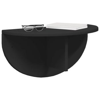 Wandregal Wandmontiert Schwarz 38 x 19 x 19 cm Holzwerkstoff