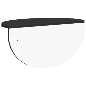 Wandregal Wandmontiert Schwarz 38 x 19 x 19 cm Holzwerkstoff