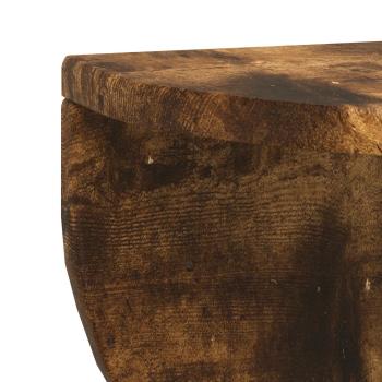 Wandregal Geräucherte Eiche 38 x 19 x 19 cm Holzwerkstoff