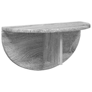 Wandregal 2 pcs Graues Sonoma 38 x 19 x 19 cm Holzwerkstoff