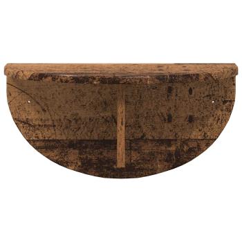 Wandregal 2 pcs Altholz 38 x 19 x 19 cm Holzwerkstoff