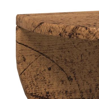 Wandregal 2 pcs Altholz 38 x 19 x 19 cm Holzwerkstoff