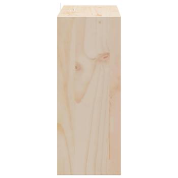 Weinregal 4 pcs Natur 62 x 25 x 62 cm Massives Kiefernholz