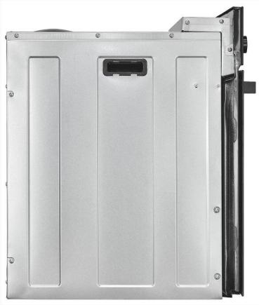 Exquisit EBE255-020 EEK: A Einbaubackofen, 59,5 cm breit, 59 L, Ober & Unterhitze, schwarz