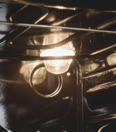 Exquisit EBE255-020 EEK: A Einbaubackofen, 59,5 cm breit, 59 L, Ober & Unterhitze, schwarz