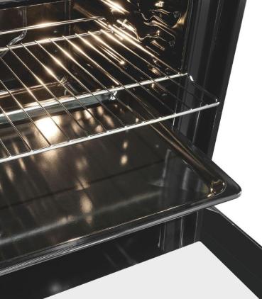 Exquisit EHE246-020-Set EEK A Herdset mit Glaskeramikkochfeld, 59,5 cm breit, 59 L, schwarz