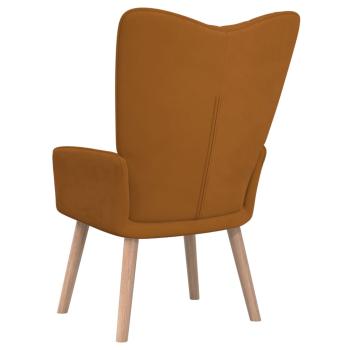 Relaxsessel Braun Samt