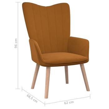 Relaxsessel Braun Samt