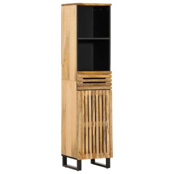 ARDEBO.de - Sideboard 38x34x160 cm Raues Massives Mangoholz