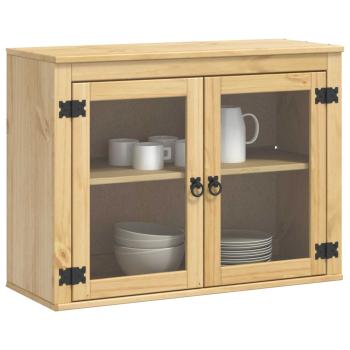 Schrank mit Regal Honig 60 x 32 x 40 cm Massives Kiefernholz
