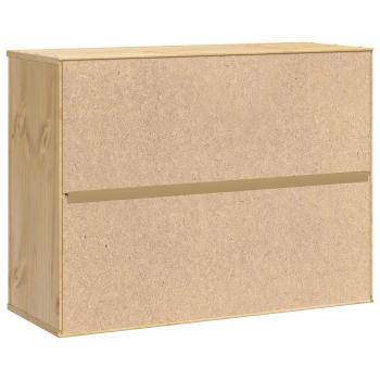 Schrank mit Regal Honig 60 x 32 x 40 cm Massives Kiefernholz