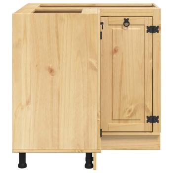 Schrank mit Regal Honig 60 x 32 x 40 cm Massives Kiefernholz