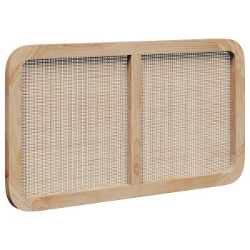 Kopfteil mit Kopfteil Natur 100 x 55 x 3 cm Rattan